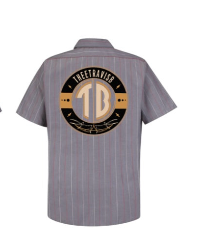 Theetravisb Red Kap button up  uniform work shirt